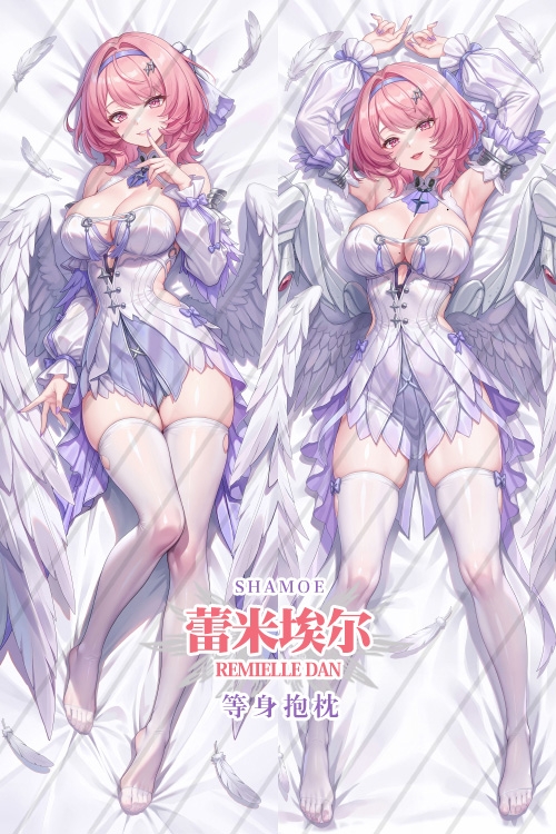 Zenless Zone Zero Remielle Dan White Angel Anime Dakimakura Body Pillow Cover