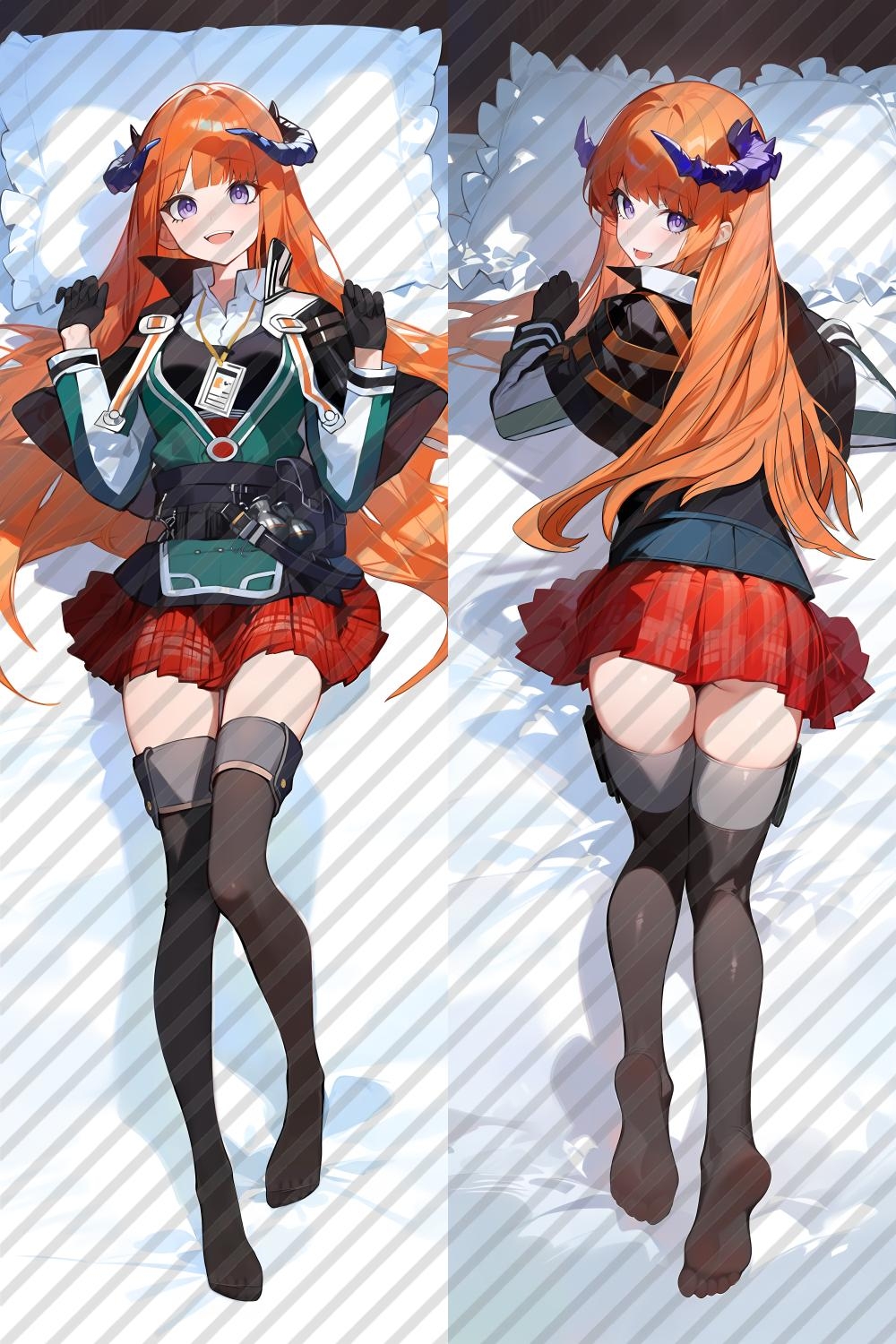 Arknights Bagpipe Anime Dakimakura Body Pillow Cover