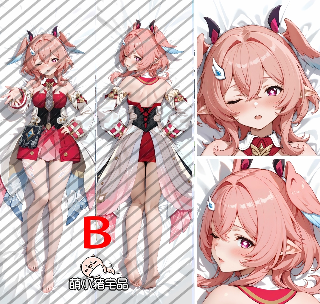 Genshin Impact Linnea Anime Dakimakura Body Pillow Cover