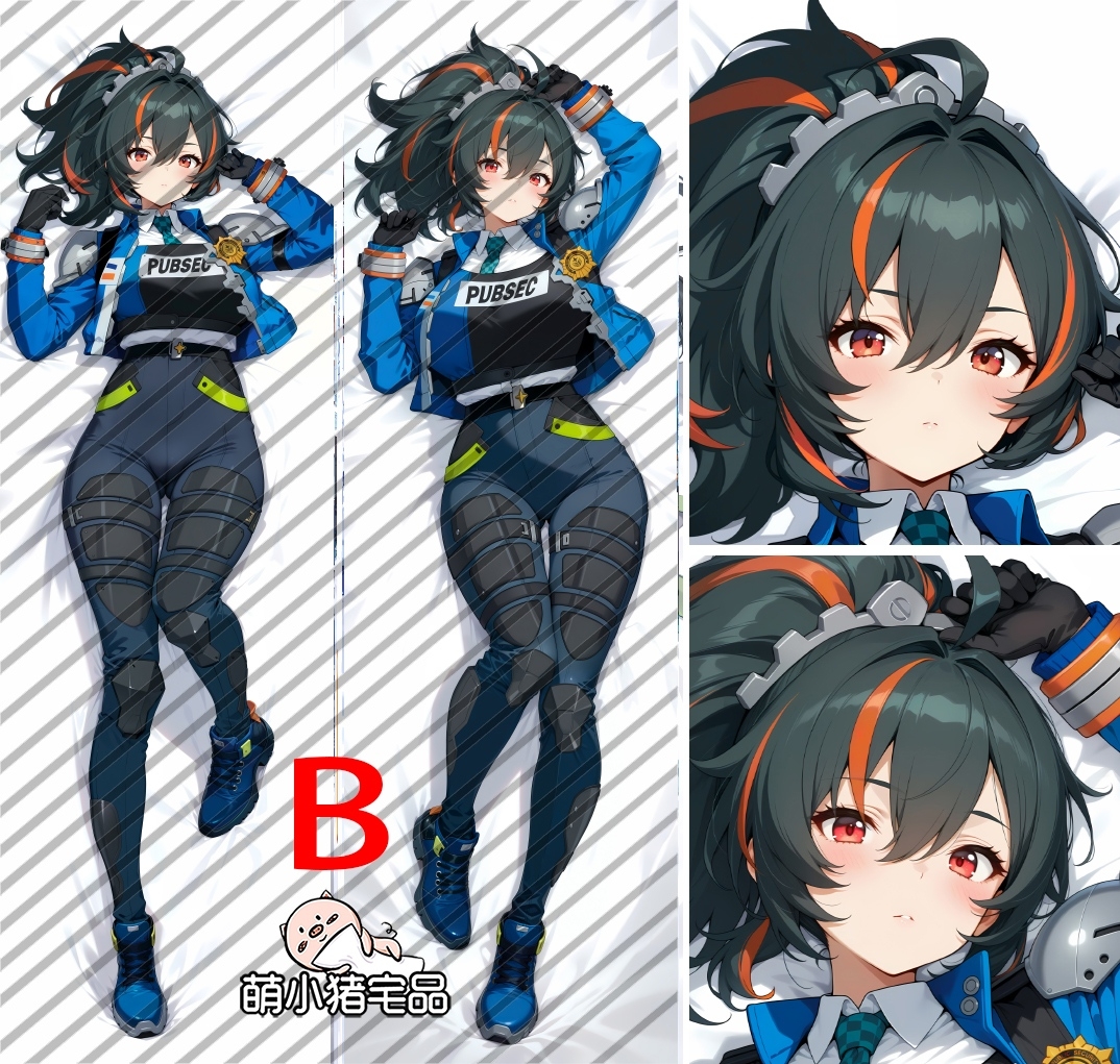 Zenless Zone Zero Zhu Yuan Anime Dakimakura Body Pillow Cover