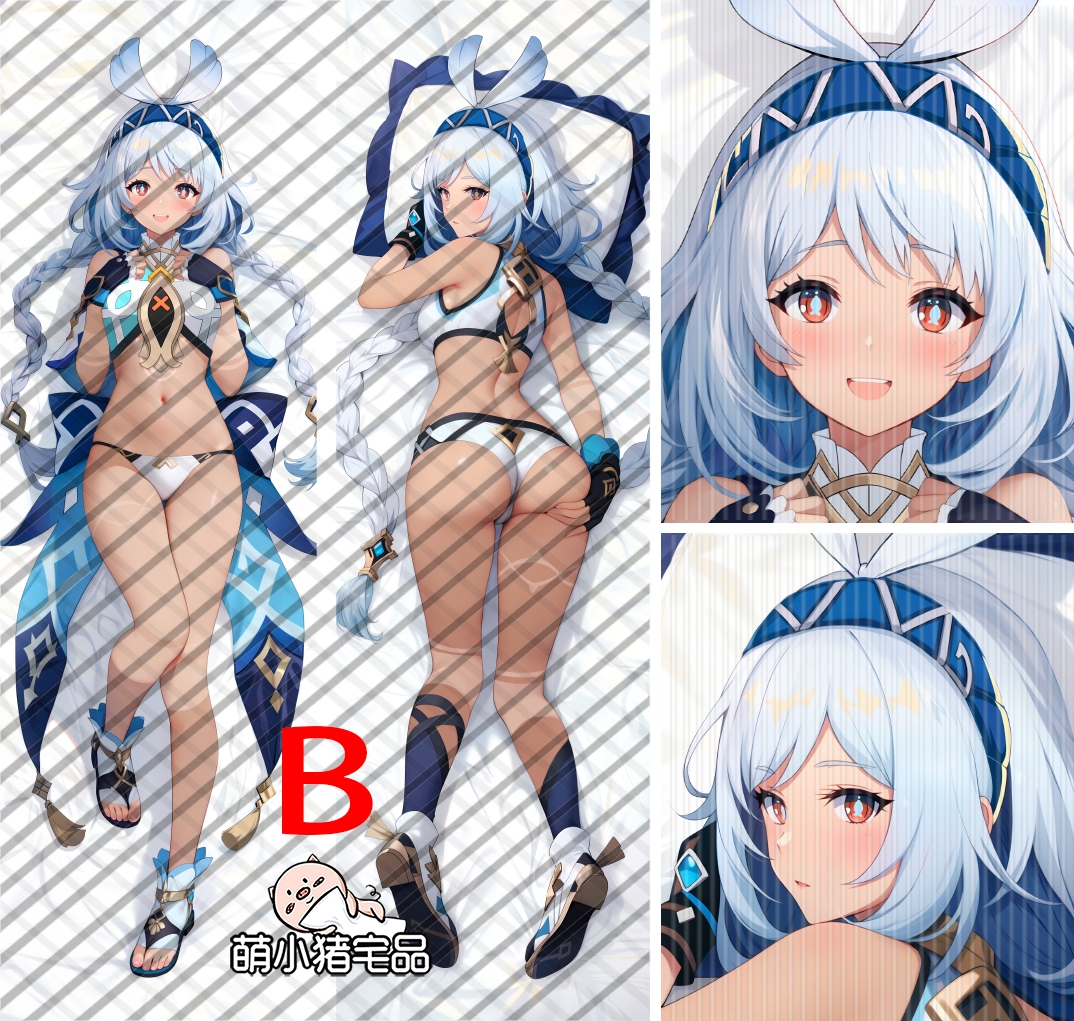 Genshin Impact Mualan Anime Dakimakura Pillow Cover