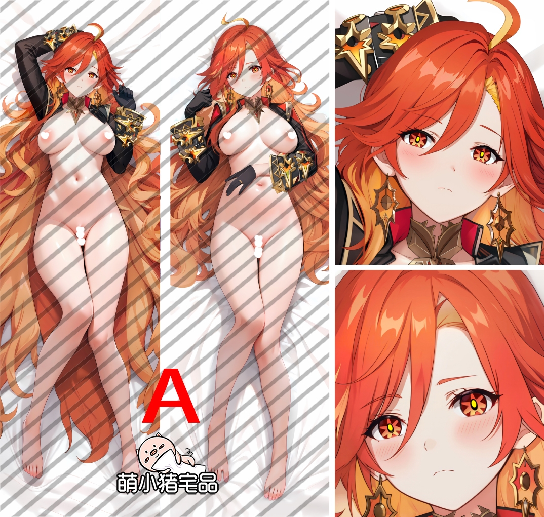 Genshin Impact Pyro Archon Mavuika Anime Dakimakura Pillow Cover