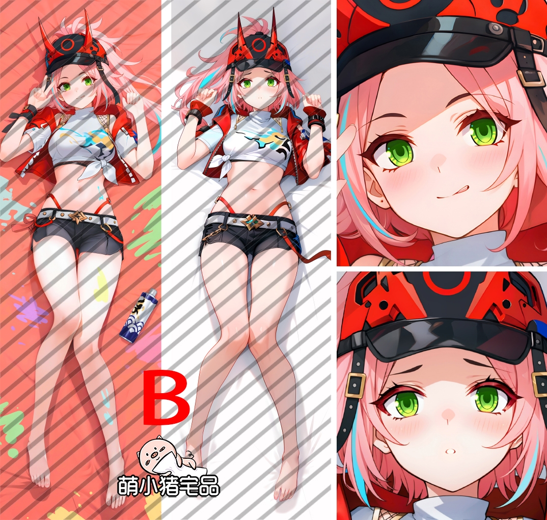 Honkai: Star Rail AK-A-3 Rappa Anime Dakimakura Pillow Cover
