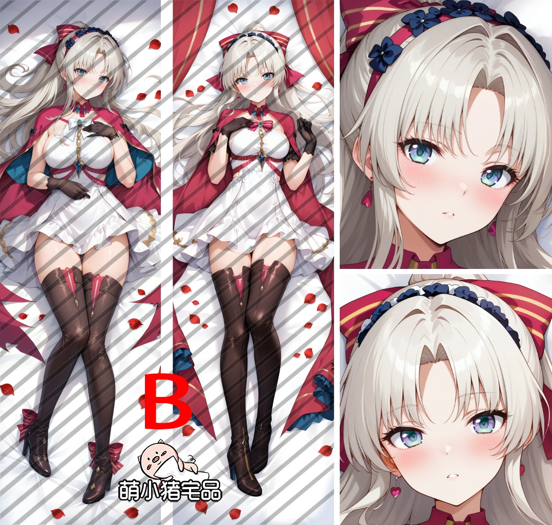 Wuthering Waves Carlotta Montelli Anime Dakimakura Body Pillow Cover