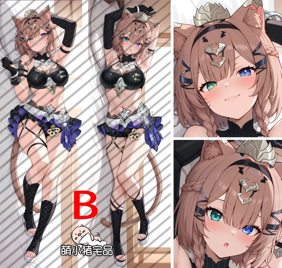 Honkai Impact 3rd Pardofelis Anime Dakimakura Body Pillow Cover