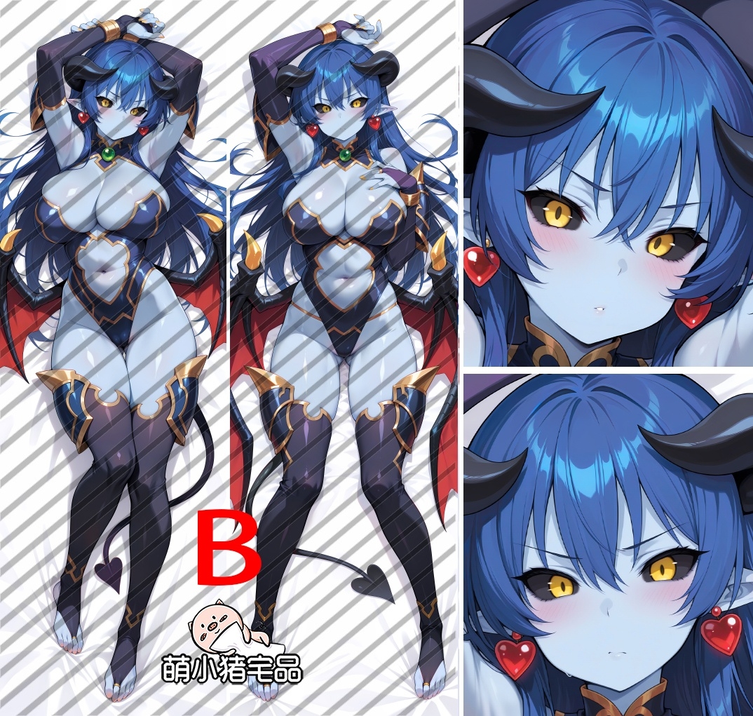 Sdorica Demon General Astaroth Anime Dakimakura Body Pillow Cover