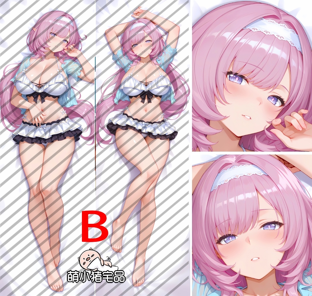 Honkai Impact 3rd Elysia Anime Dakimakura Body Pillow Cover