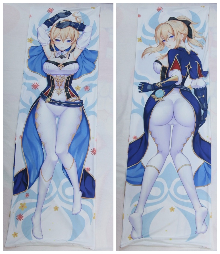 Genshin Impact Jean 3D Detachable Pillow Cover（Including 3D Breasts or Hips）