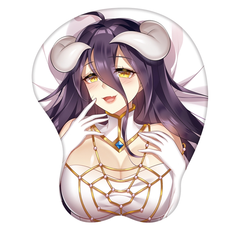 Overlord Albedo 3D Silicon Mouse Pad Mat Wrist Rest