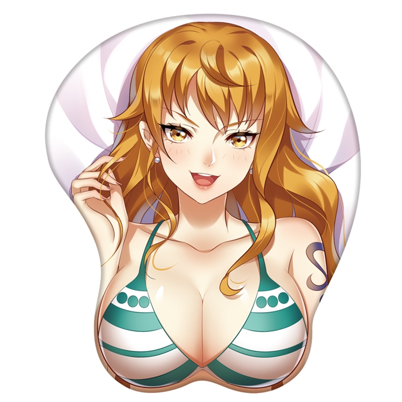 One Piece Nami 3D Silicon Mouse Pad Mat Wrist Rest