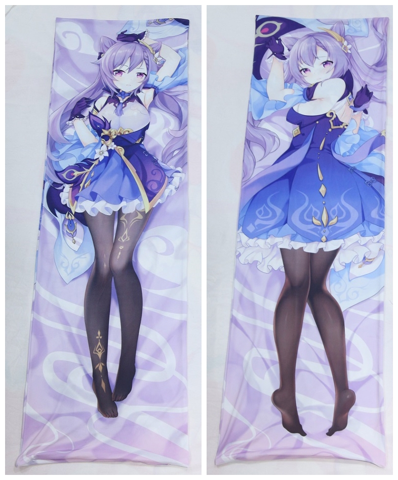 Genshin Impact Keqing 3D Detachable Pillow Cover（Including 3D Breasts or Hips）
