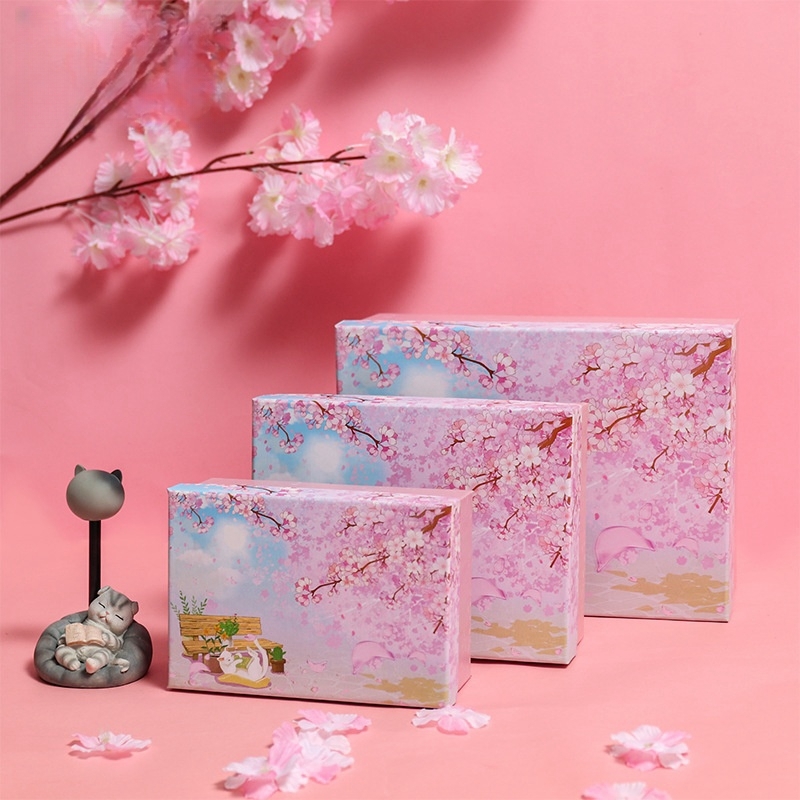 High-end Pillowcase Cherry Blossom Gift Box