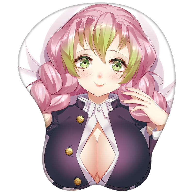 Demon Slayer: Kimetsu no Yaiba Kanroji Mitsuri 3D Silicon Mouse Pad Mat Wrist Rest