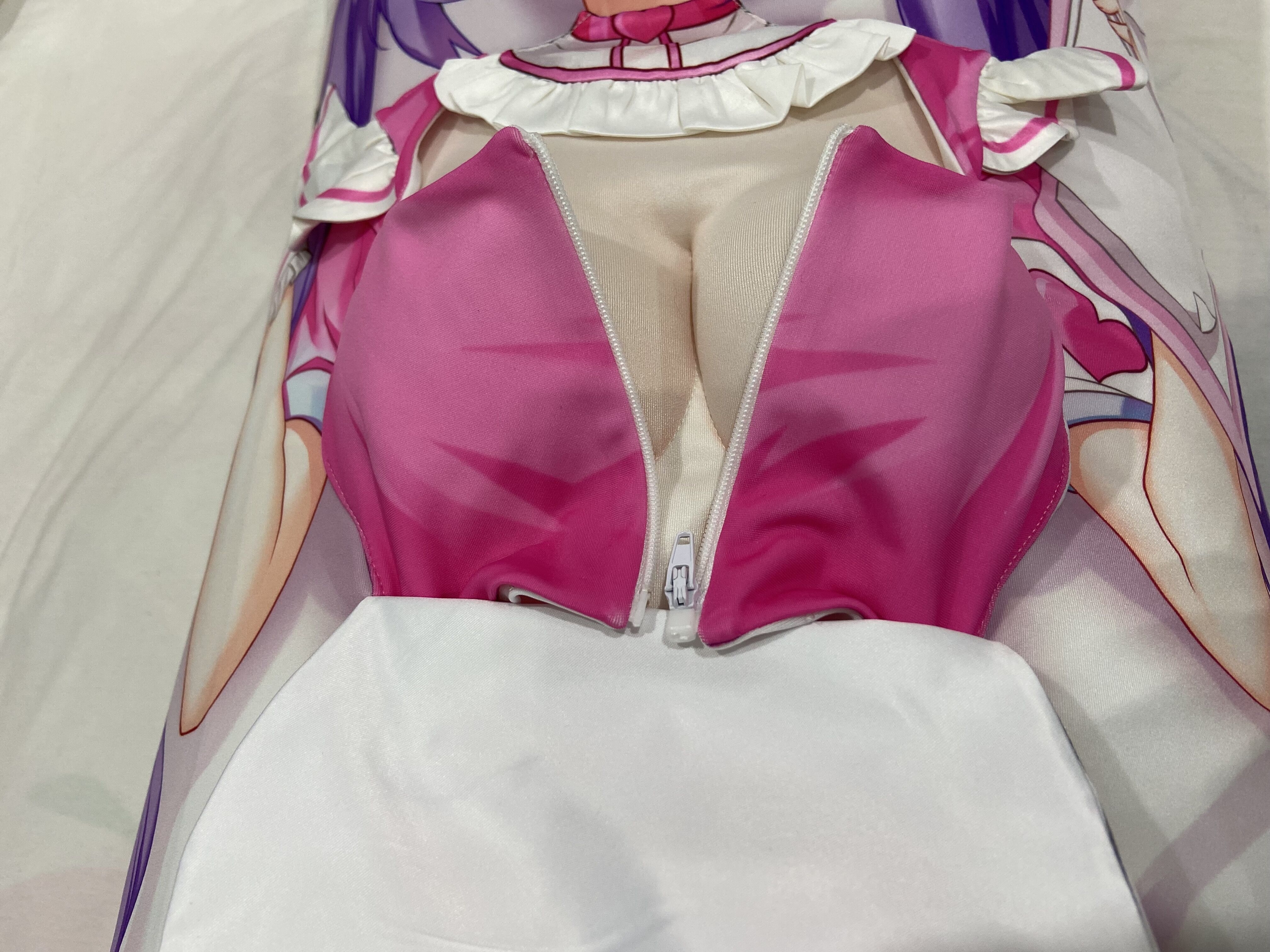 Genshin Impact Keqing 3D Detachable Pillow Cover（Including 3D Breasts or Hips）