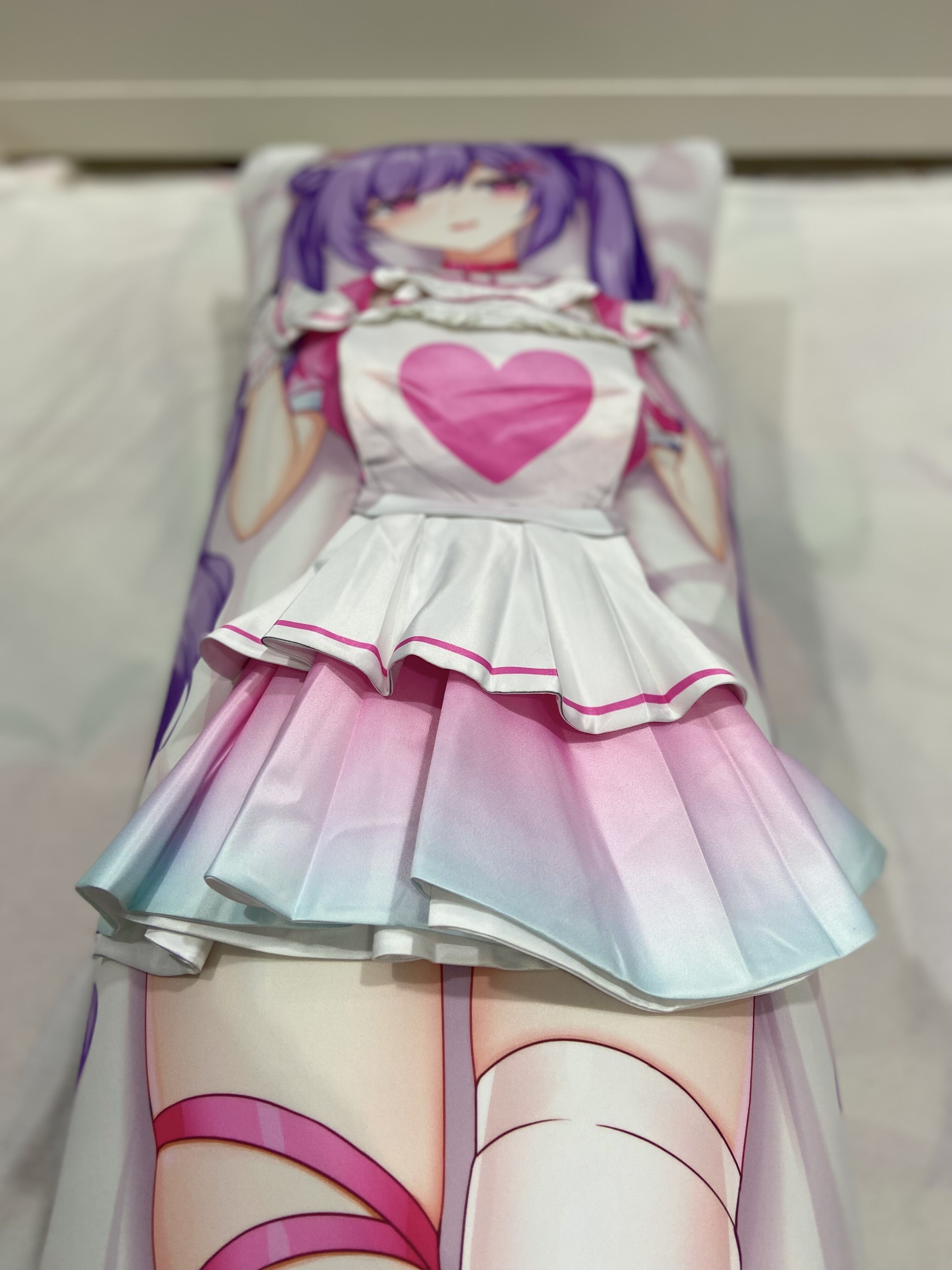 Genshin Impact Keqing 3D Detachable Pillow Cover（Including 3D Breasts or Hips）