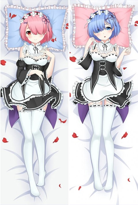 Re:Zero Rem Ram Anime Dakimakura Pillow Cover-610090