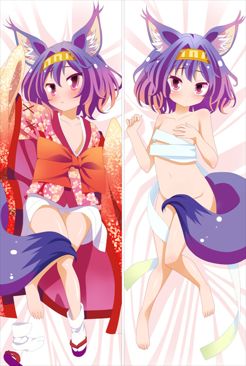 No Game No Life Izuna Hatsuse Anime Dakimakura Body Pillow Cover