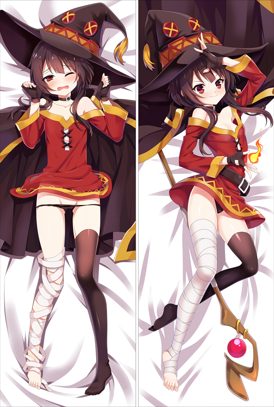 KonoSuba God's Blessing on This Wonderful World! Megumin Anime Dakimakura Japanese Pillow Cover