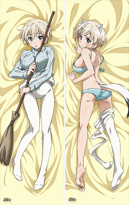 Brave Witches Nikka Edwardine Katayainen Anime Dakimakura Pillow Case