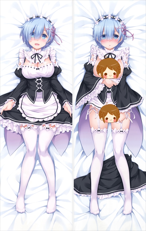 Re:Zero Rem Anime Dakimakura Pillow Cover