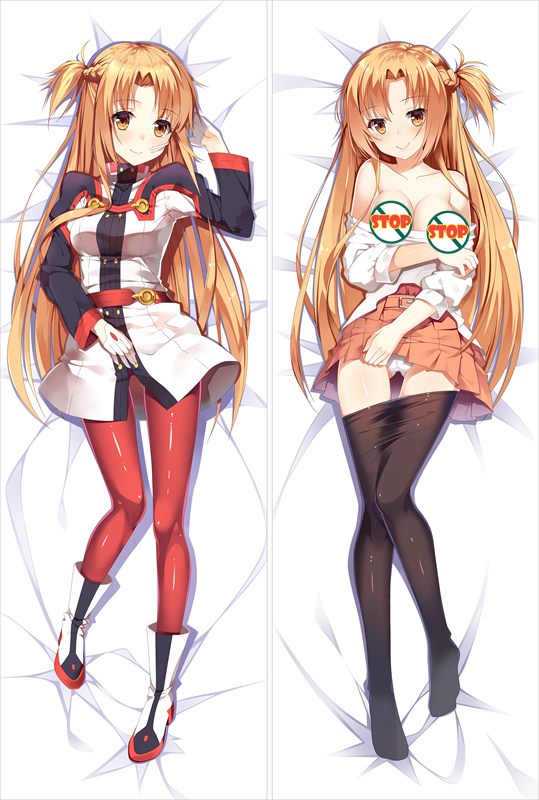 Sword Art Online Asuna Yuuki Anime Dakimakura Pillow Cover