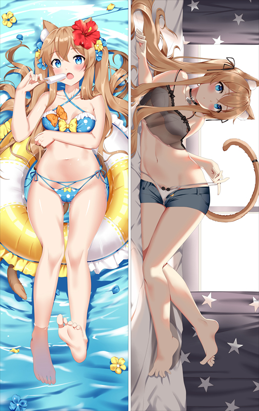 Original Shirley Chan Anime Dakimakura Pillow Cover