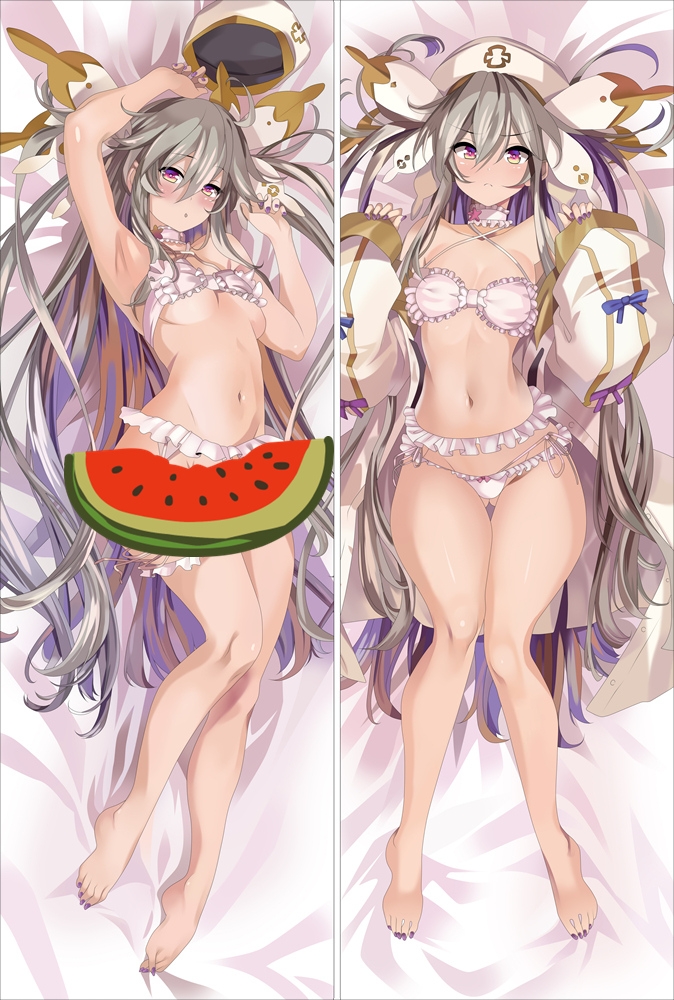 Virtual Youtuber Hijirime Laeria Anime Dakimakura Body Pillow Cover