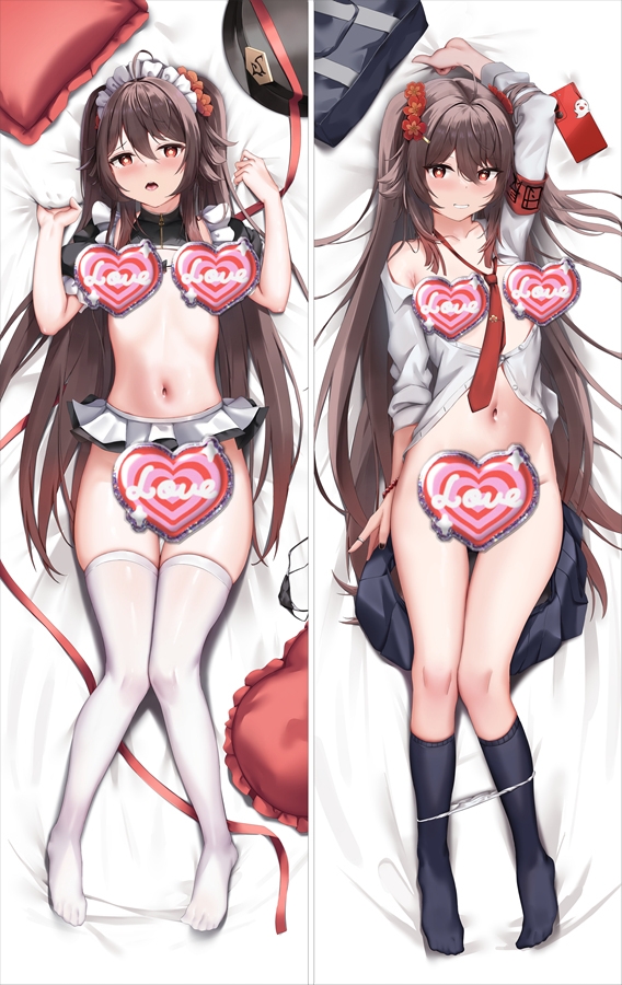 Genshin Impact Hutao Anime Dakimakura Pillow Cover