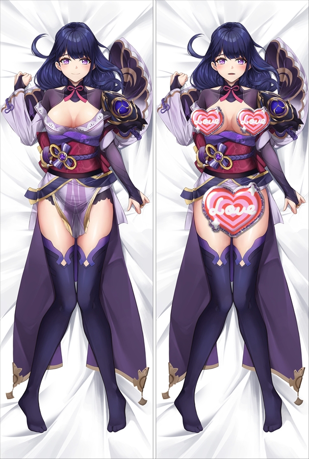 Genshin Impact Raiden Shogun Baal Anime Dakimakura Pillow Cover