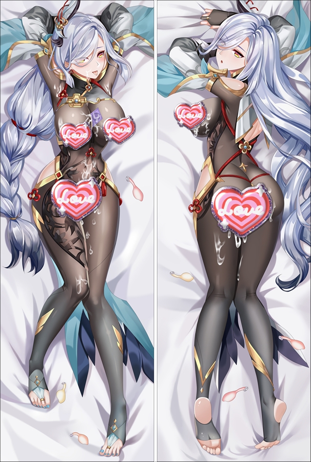 Genshin Impact Shenhe Anime Dakimakura Pillow Cover
