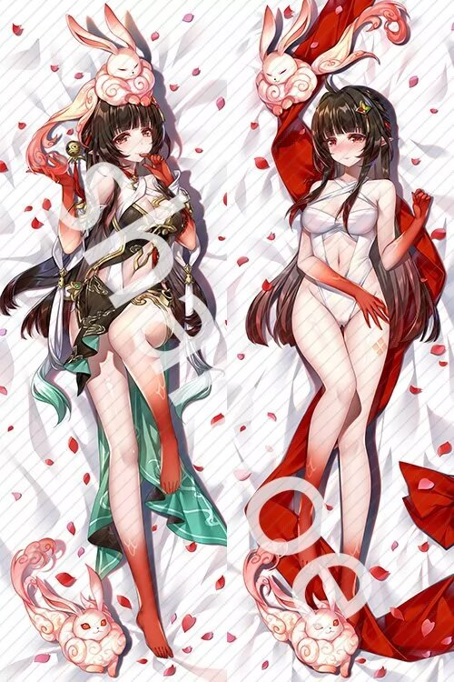 Honkai: Star Rail Lingsha Anime Dakimakura Pillow Cover