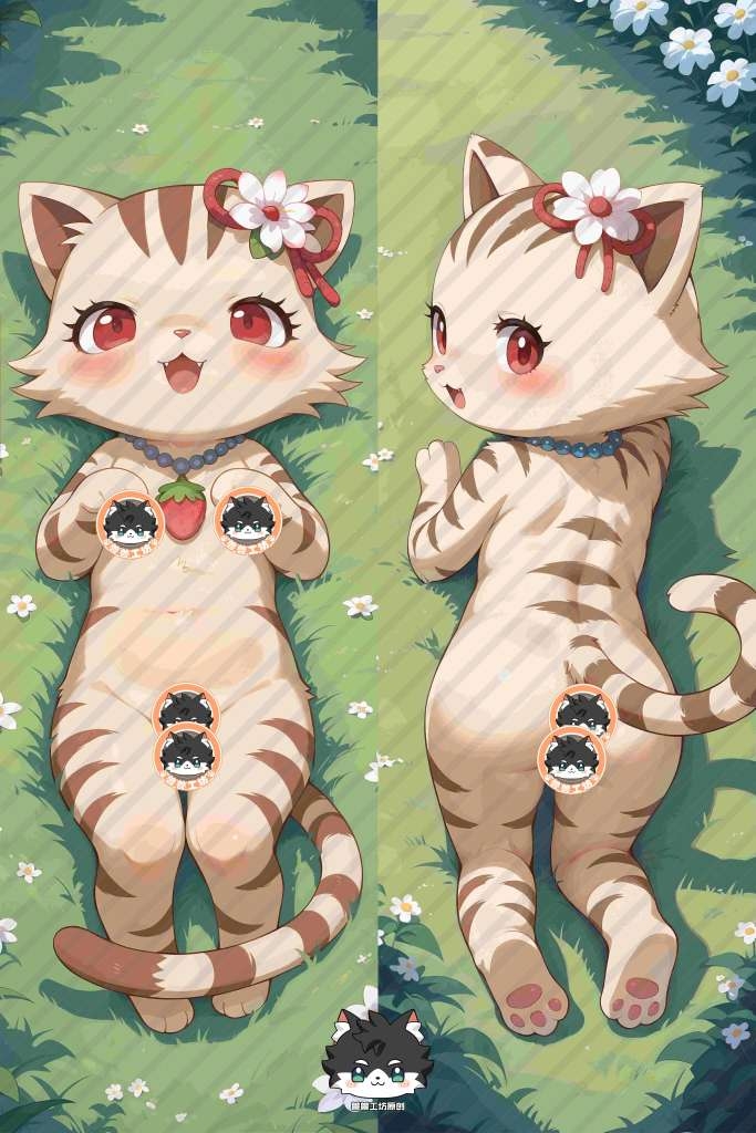 Jewel Pet Sango Furry Anime Dakimakura Body Pillow Cover