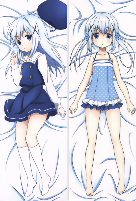 Is the Order a Rabbit? Chino Kafuu Anime Dakimakura Pillow Cover