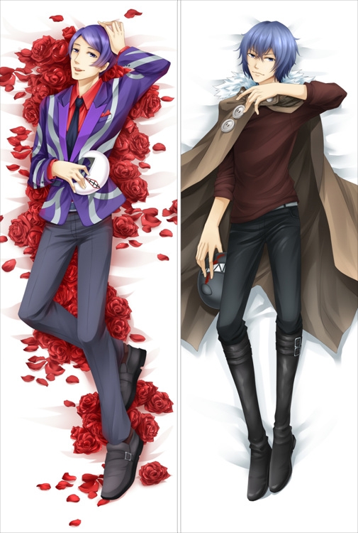 New Anime Tokyo Ghoul Shuu Tsukiyama&Kirishima Ayato Dakimakura Bed Hugging Body Pillow Case