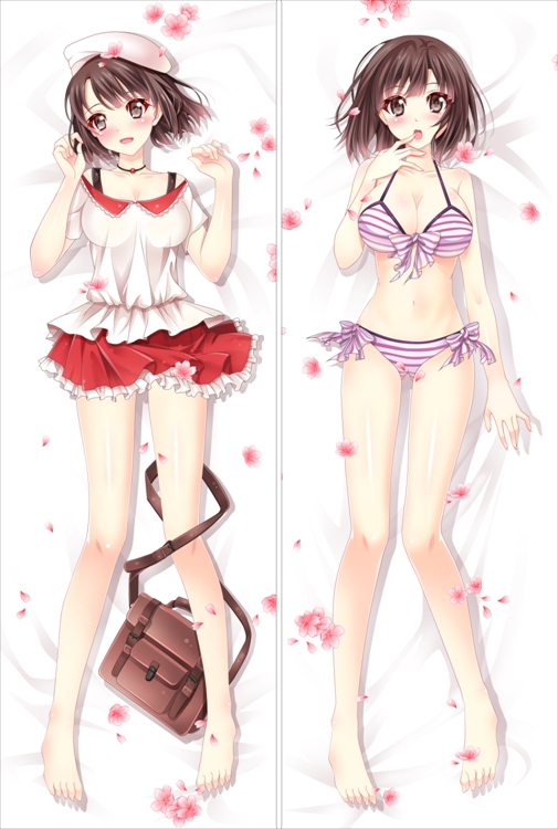 New Anime Saekano: How to Raise a Boring Girlfriend Katou Megumi Dakimakura Bed Hugging Body Pillow Case