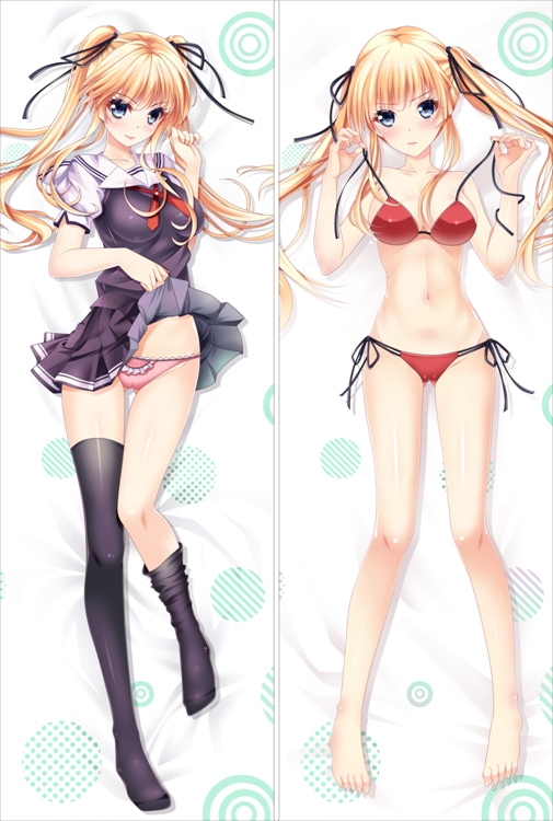 New Anime Saekano: How to Raise a Boring Girlfriend Eriri Spencer Sawamura Dakimakura Bed Hugging Body Pillow Case