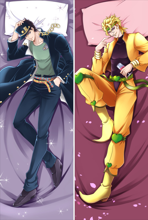 JoJo's Bizarre Adventure Male Anime Dakimakura Body Pillow Cover