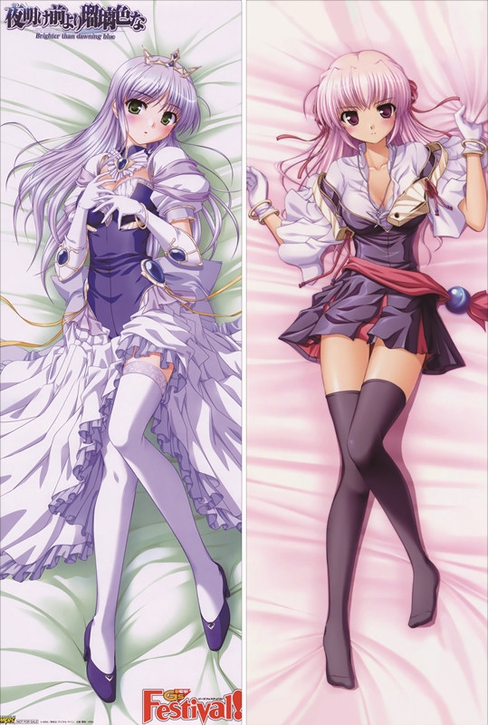 Yoake Mae yori Ruriiro na Feena Fam Earthlight + Estel Freesia Anime Dakimakura Pillow Cover