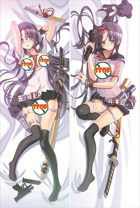 Migite ga Tomaranai Boku to, Osananajimi no Shimai Kadokura Miya Anime Dakimakura Pillow Cover