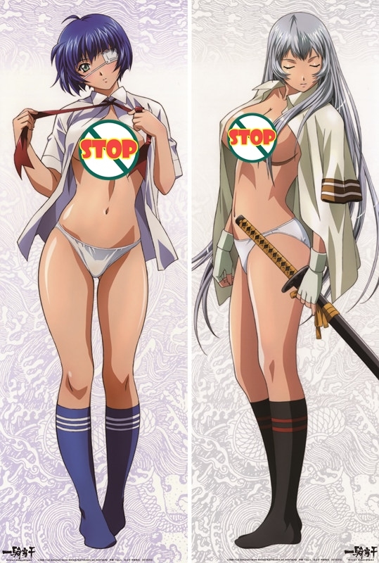 Battle Vixens Shimei Ryomou Anime Dakimakura Pillow Cover