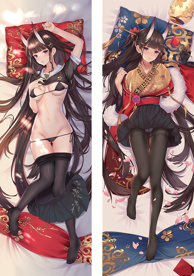 Azur Lane Noshiro Anime Dakimakura Pillow Cover
