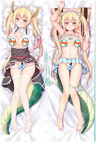 Miss Kobayashi's Dragon Maid Tohru Anime Dakimakura Body Pillow Cover