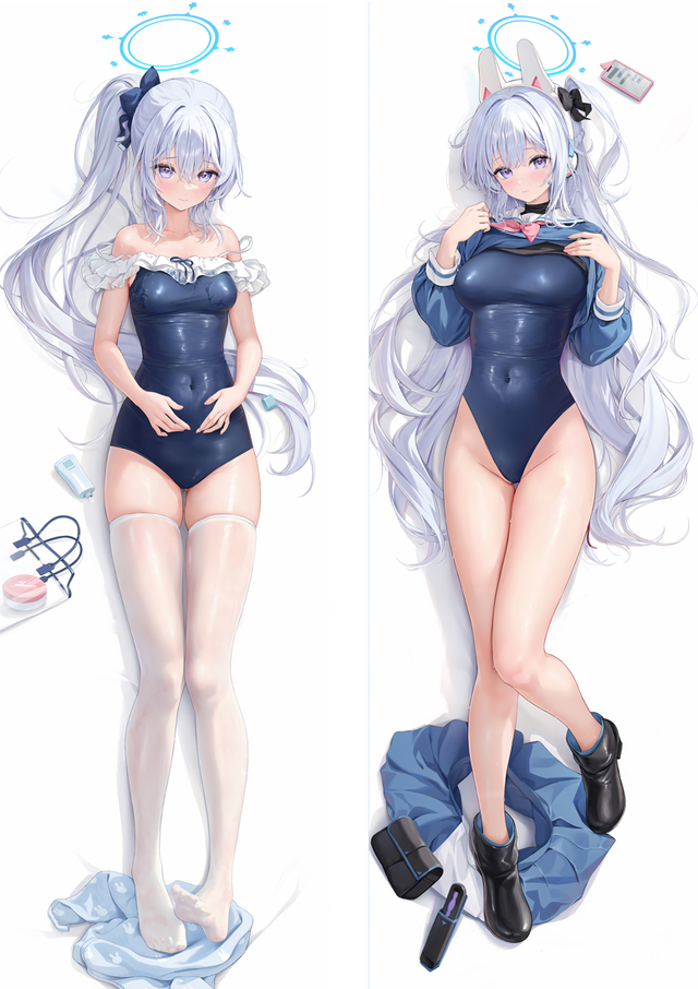 Blue Archive Tsukiyuki Miyako Anime Dakimakura Body Pillow Cover