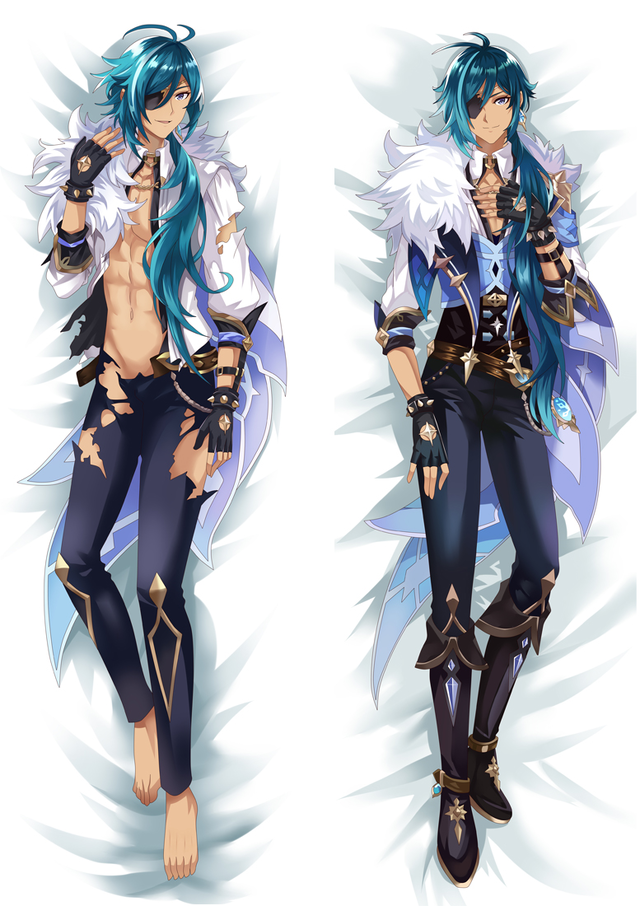 Genshin Impact Kaeya Alberch Anime Dakimakura Body Pillow Cover