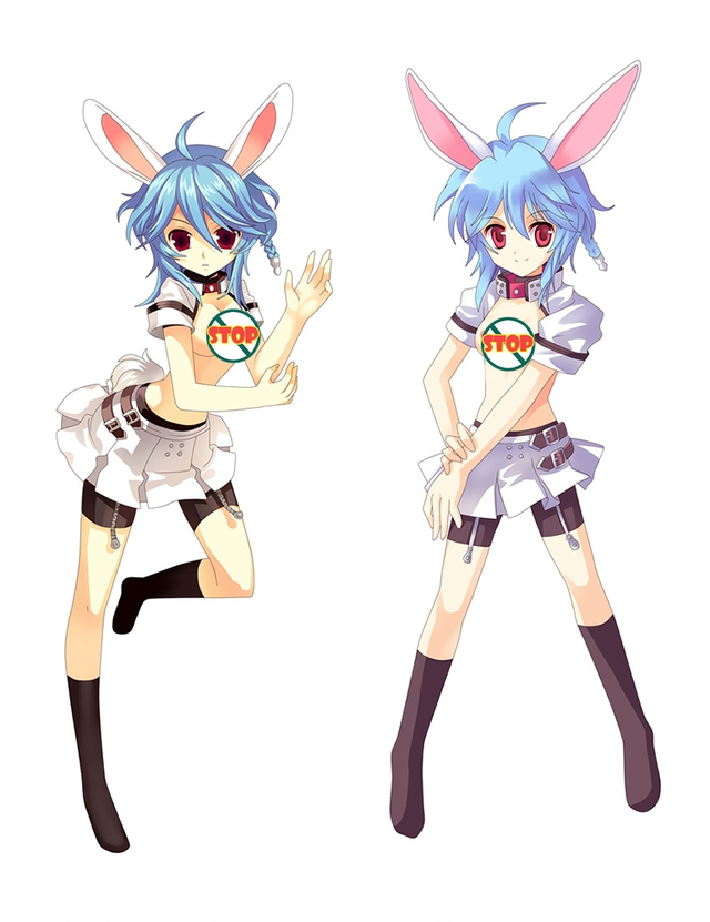 Trickster Online Bunny Anime Dakimakura Pillow Cover