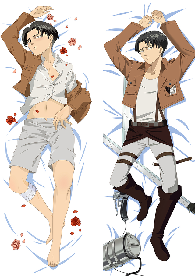 Attack on Titan Levi·Ackerman Anime Dakimakura Pillow Cover