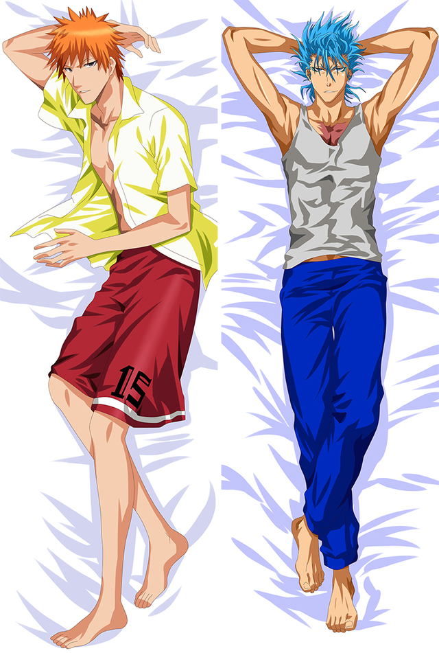 Bleach Ichigo Kurosaki Grimmjaw Jaegerjaquez Anime Dakimakura Pillow Case