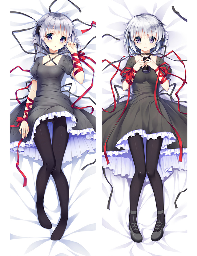 New Japan Anime Rewrite Kagari Otaku Dakimakura Hugging Body Pillow Cover