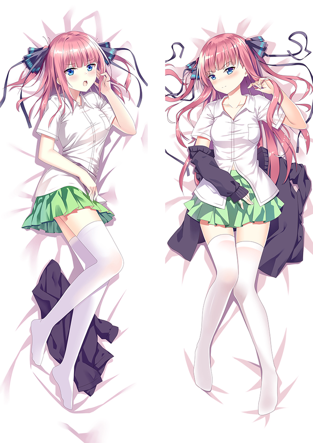 The Quintessential Quintuplets Nakano Nino Anime Dakimakura Pillow Cover