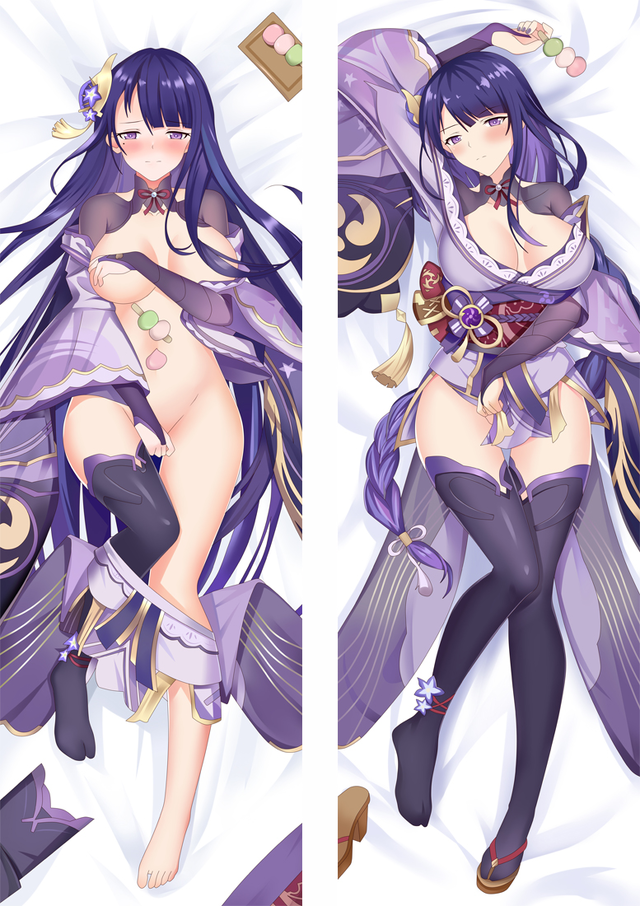 Genshin Impact Raiden Shogun Baal Anime Dakimakura Body Pillow Cover